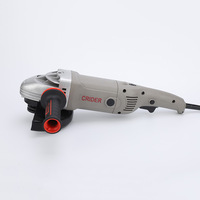 Meuleuse d'angle électrique industrielle haute puissance multifonctionnelle pour polissage et meulage, moteur à balais, disque de 180 mm