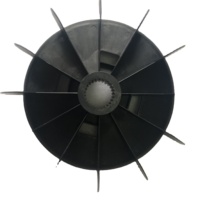 Ventilateur SWF Parts N0000023 pour treuil de chantier - Noir, garantie 6 mois, 100 % testé, composants essentiels neufs (engrenage et moteur)
