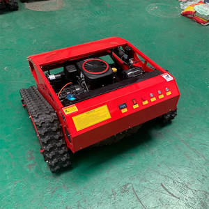 Désherbage de pelouse de verger <span class=keywords><strong>tondeuse</strong></span> à gazon télécommandée tout-terrain désherbage de verger automoteur sur chenilles - Product Image 3