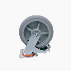 4/5/6/8 Inches Swivel Locking Top Plate Wear Proof Caster <strong>Wheels</strong> for Chairs and <strong>Stool</strong> Store Trolley - Product Image 4
