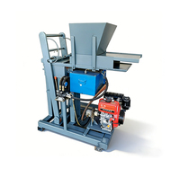 Machine à fabriquer des blocs automatiques de type mini KF4-35 avec une capacité de 2000 briques/8h, garantie de 3 ans