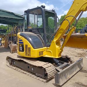 Mini-pelleuse Komatsu PC55MR-3 d'occasion de 28,5 kW, poids en ordre de marche de 5 160 kg, avec cabine climatisée et godet de 0,16 m³, prête à être expédiée - Product Image 1