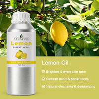 Minyak Lemon Esensial Murni Grosir, Cold Pressed 100% Alami Segar untuk Semua Perawatan Kulit & Rambut