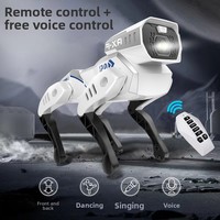 Elektronisches Singendes Roboterhaustier RC Stunt-Hund Roboter Programmierbarer Intelligenter Sprechender Gesten-Ferngesteuerter Roboterhund Spielzeug