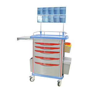 Abs Ziekenhuis Medische Anesthesie Geneeskunde Verpleegwagen Baby Gereedschap Crash Cart Uitgifte Auto - Product Image 3