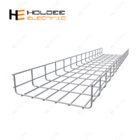 HOLDEE HDG Panier en treillis métallique galvanisé robuste pour câbles, 6 mm