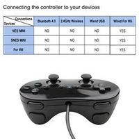 Control Remoto con Cable Clásico Pro de Segunda Generación para Nintendo Wii Wii U, Joypad para Nintendo Wii Mando