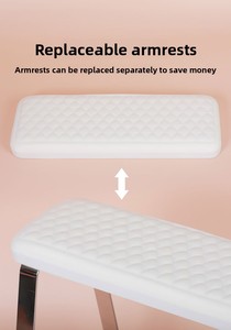 Supporto Professionale per Pedicure con Vassoio Porta Attrezzi, Poggiapiedi Portatile Regolabile per Salone e Spa - Product Image 6