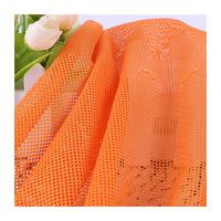 Tissu en maille 100% polyester respirant et à séchage rapide 75D Rhombic 65gsm pour doublure intérieure de vêtements, tissu en maille doux comme de la soie