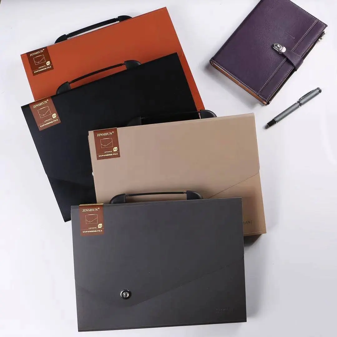 A4 अनुकूलित आकार निविड़ अंधकार पीपी रंगीन खड़े हो जाओ शुद्ध रंग फ़ाइल का विस्तार बहु जेब फ़ोल्डर दस्तावेज़ बैग