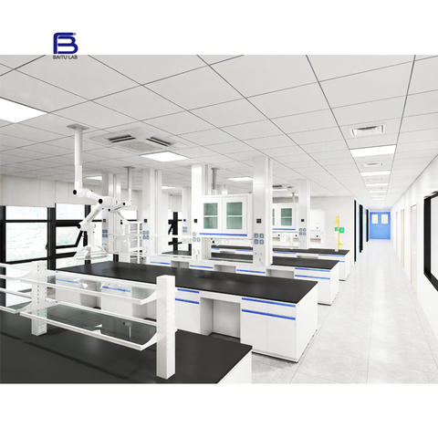 Manufacturer Custom Laboratory Table Workbench Chemical Resistant Lab Top Work Bench Furniture Biology Work Table Bench