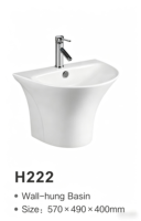 Vente flash : lavabo mural au design moderne, facile à nettoyer, garantie 5 ans, capacité 9L, idéal pour appartement, salle à manger, hôpital, chambre
