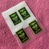 T-shirt personnalisé cou nom logo étiquette de transfert de chaleur pour maillots de bain, presse à chaud autocollant de transfert de chaleur sans étiquette pour tissu