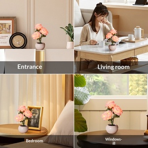 Luz Nocturna Pequeña de Lujo con Forma de Rosa Eterna, Luz de Ambiente para Dormitorio, Aromaterapia, Decoración Creativa, Regalo para Niñas - Product Image 4