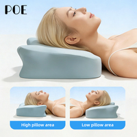 Almohada Cervical Ortopédica de Espuma Viscoelástica, Diseño Ergonómico Personalizable, Lavable, Alivio del Dolor de Cuello, Portátil, Tipo Hotel