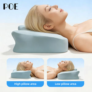 หมอนรองคอเมมโมรี่โฟมแบบออร์โธปิดิกส์ ปรับแต่งได้ตามหลักสรีรศาสตร์ ซักล้างได้ บรรเทาอาการปวดคอ รูปทรงคลื่น พกพาสะดวก ใช้ในโรงแรมได้ - Product Image 4