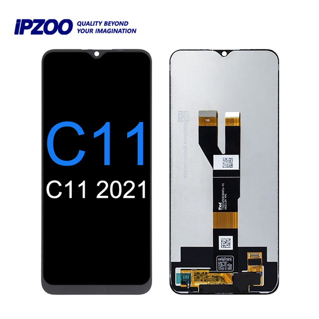 IPZOO Mobile Phone LCDs for Realme C11 2021 6.52" OEM Display Touch Screen Replacement with 12 Months Warranty
