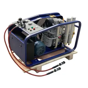 공장 가격 400L 30MPa 7.5kw 공기 냉각 자동 정지 다이빙 용 고압 공기 압축기
