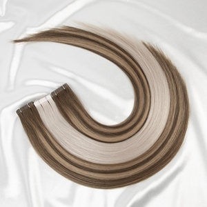 <b>Russian</b> Tape in Seamless Human Hair Extensions Double Weft Tape in Extensions Human Hair - Product Image 2