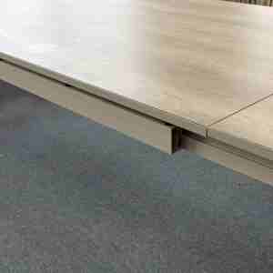 <span class=keywords><strong>Tavolo</strong></span> da Pranzo Estensibile Moderno in Legno Brio per Esterni, <span class=keywords><strong>Tavolo</strong></span> da Patio Espandibile in Alluminio per Giardino, Feste, Cortile e Prato - Product Image 6