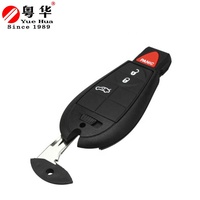 Clé transpondeur BTN, clé vierge, télécommande de voiture sans clé, coque de clé pour Dodge Chrysler Challenger Charger 300