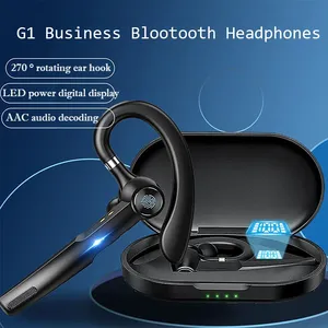 G1 Không Dây Bluetooths Duy nhất-Tai Tai Nghe Không Có Trong Tai Giảm Tiếng Ồn Tai Gắn Kinh Doanh Kỹ Thuật Số Hiển Thị Tai Nghe - Product Image 4