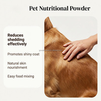 Compléments alimentaires naturels pour animaux de compagnie pour la repousse des poils, poudre pour la croissance du pelage des chiens, booster nutritionnel pour la santé de la peau des chats, pour un pelage plus lisse