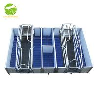 Structure en acier préfabriquée automatique porcherie ferme porcine caisse de mise bas conception porcherie hangar pour 100 porcs