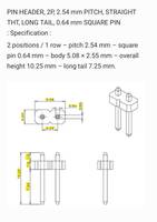 Pin Satu Baris 2.54mm