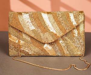 Bolsos de Mano Modernos con Cristales Bordados, Bolso de Noche Tipo Clutch para Bodas y Regalos - Product Image 4