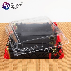 2020 nueva llegada llevar de plástico barato de marisco fresco paquete sushi bandeja - Product Image 6