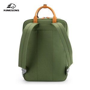 Kingsons Women's <b>Backpack</b> 15 Inches Solid Color <b>Large</b> <b>Capacity</b> Everyday Use Student <b>Backpack</b> - Product Image 3