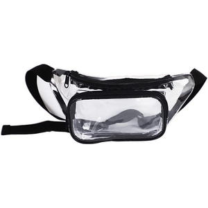 Kantong pinggang plastik bening transparan pvc, kantong sabuk PVC bening transparan, tas panggul tembus pandang, tas pinggang plastik bening - Product Image 1
