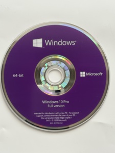 Licencia OEM de <span class=keywords><strong>Windows</strong></span> <span class=keywords><strong>10</strong></span> <span class=keywords><strong>Pro</strong></span>, Versión Completa de 64 bits, DVD, Etiqueta COA, Activación Global en Línea, Paquete de Software MS - Product Image 1