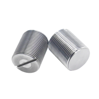 Fine Thread CNC Turning Stainless Steel Threaded Insert Stud for Mechanical Repair Assembly