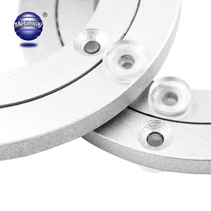 Cojinete giratorio de aluminio de alta resistencia, placa giratoria redonda, herrajes <span class=keywords><strong>Lazy</strong></span> <span class=keywords><strong>Susan</strong></span> para cocina y sala de estar, mesa de comedor - Product Image 2