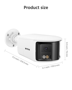 ANNKE FCD600, 2 Cámaras IP PoE con IA, Lente Dual de 6MP, Panorámica de 180 Grados, Audio Bidireccional, Luz Inteligente, IP67, Cámara de Red - Product Image 6