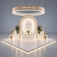 Stand d'exposition 20x20 avec éclairage LED circulaire suspendu et arche pour la première édition de Columbus 2026