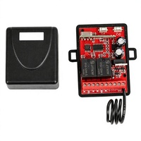 JUHUI JH-KIT01 Penerima Pengontrol RF Nirkabel 433.92MHz DC12V Modul Relay Plastik 2-Kanal Tahan Air Kontrol Kode Bergulir