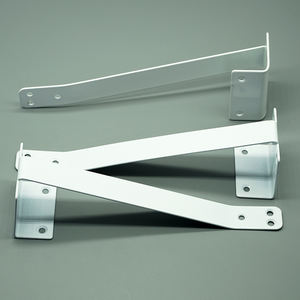 ขายส่งขายึดยี่ห้อ <span class=keywords><strong>Haiya</strong></span> สีขาว ทนทาน ขนาด 180 มม. รูปทรงไม่สม่ำเสมอ ป้องกันสนิม สำหรับติดตั้งบานเกล็ด - Product Image 1