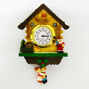 High Quality Nordic Style Resin Hand Painted Cuckoo <strong>Clock</strong> <strong>for</strong> Home Resin Fridge <strong>Clock</strong> <strong>Wall</strong> Customized 3d Animal Cuckoo <strong>Clock</strong> - Product Image 4