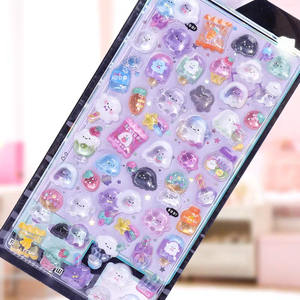 ODM OEM Pegatinas Creativas 3D de Cristal Estéreo a Todo Color con Relieve, de PVC Impermeable y Ecológicas, Personalizadas con Letras Promocionales - Product Image 1