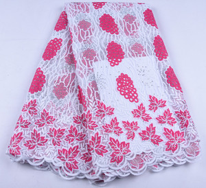 1644 Africain Français Dentelle Tissu 2019 Pur Blanc Dentelle Tissu Garnitures <span class=keywords><strong>Broderie</strong></span> - Product Image 4