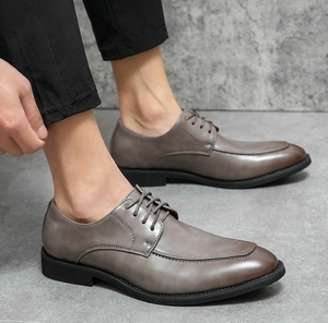 Up-4810r <span class=keywords><strong>homme</strong></span> chaussures confort à lacets bureau en <span class=keywords><strong>cuir</strong></span> PU grande taille décontracté hommes chaussures habillées - Product Image 4
