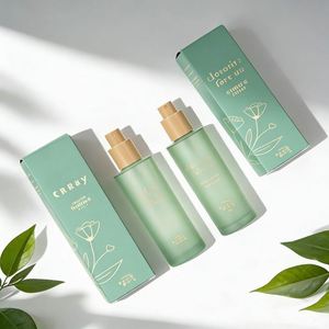 ขวดแก้วใส่น้ำมันหอมระเหยสำหรับดูแลผิวหน้าแบบมีหัวปั๊ม ขนาด 30 มล. 40 มล. 50 มล. 60 มล.  พร้อมโลโก้แบบกำหนดเอง ดีไซน์พิเศษ  ฝาขวดแบบฝ้า - Product Image 3