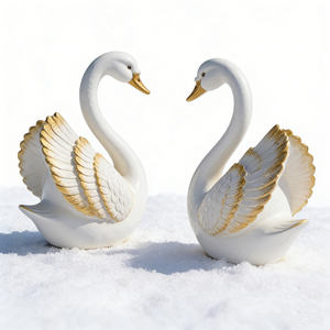 Juego de Figuras de Cisnes para Decoración del Hogar - Product Image 2