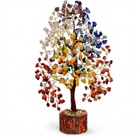 Cadeau d'anniversaire fait main imprimé en typographie avec Arbre de Vie en cristal de guérison pour femmes, mamans, sœurs, amies - Décoration bohème unique pour la maison