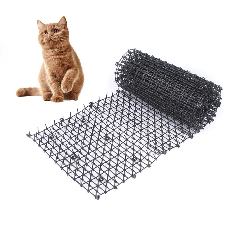 Cat Mats Anti-Cat Garden Dogs Repellent Mat Stimulation Strips Keep Cats Away Safe Plastic Spike Garden Protection Accessories