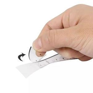 25 autocollants jetables en forme de V pour sourcils, règle de cartographie PMU pour kit de microblading - Product Image 4