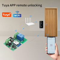 Commutateur WiFi intelligent, module d'ouverture de porte de garage fonctionne avec Alexa, Google Home Voice SmartLife Tuya APP RF 433Mhz, télécommande